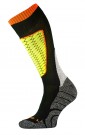 DZIECIĘCE skarpety narciarskie SK1  KIDS, ciepłe i komfortowe 5 kolorów  - czarny i żółty