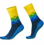 Zaawansowane skarpetki sportowe, Rombi Multicolor, produkt włoski Luigi di Focenza Socks - Rombi Multicolor